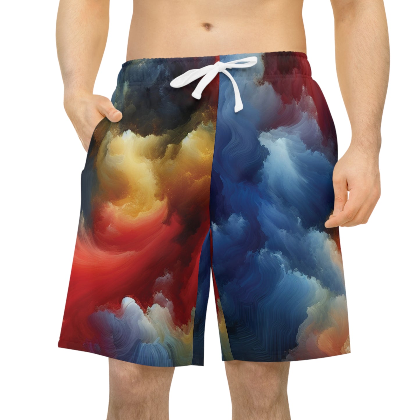Move with Fire Athletic Shorts