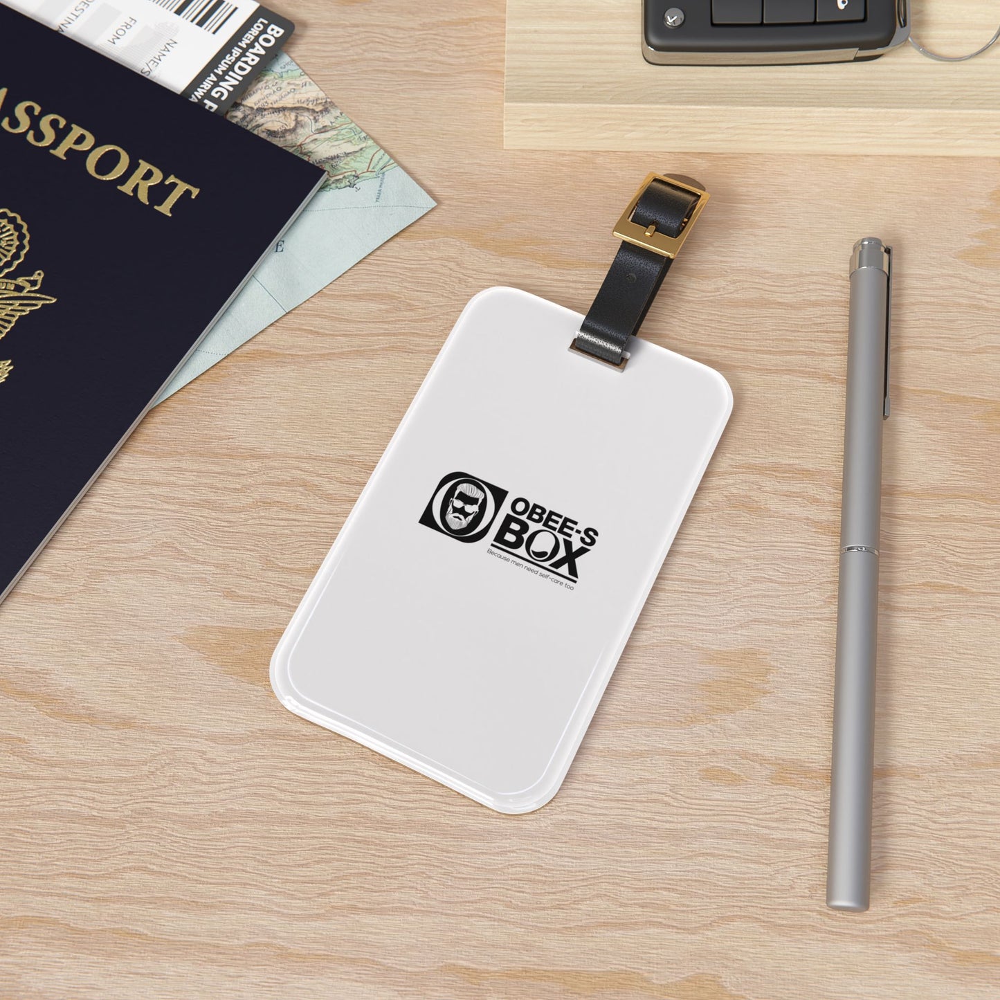 Obee-s Box Luggage Tag