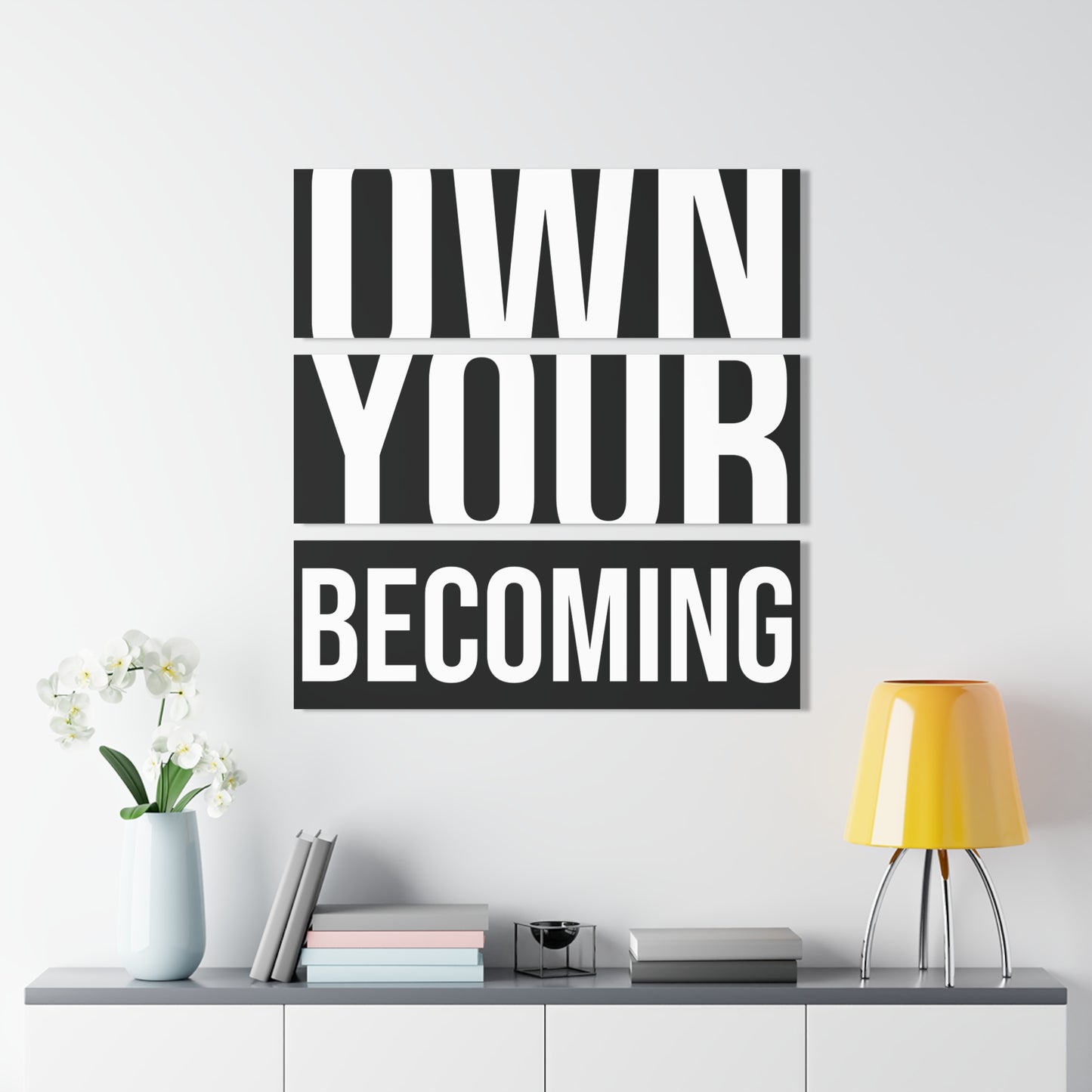 Own Your Becoming Acrylic Wall Art