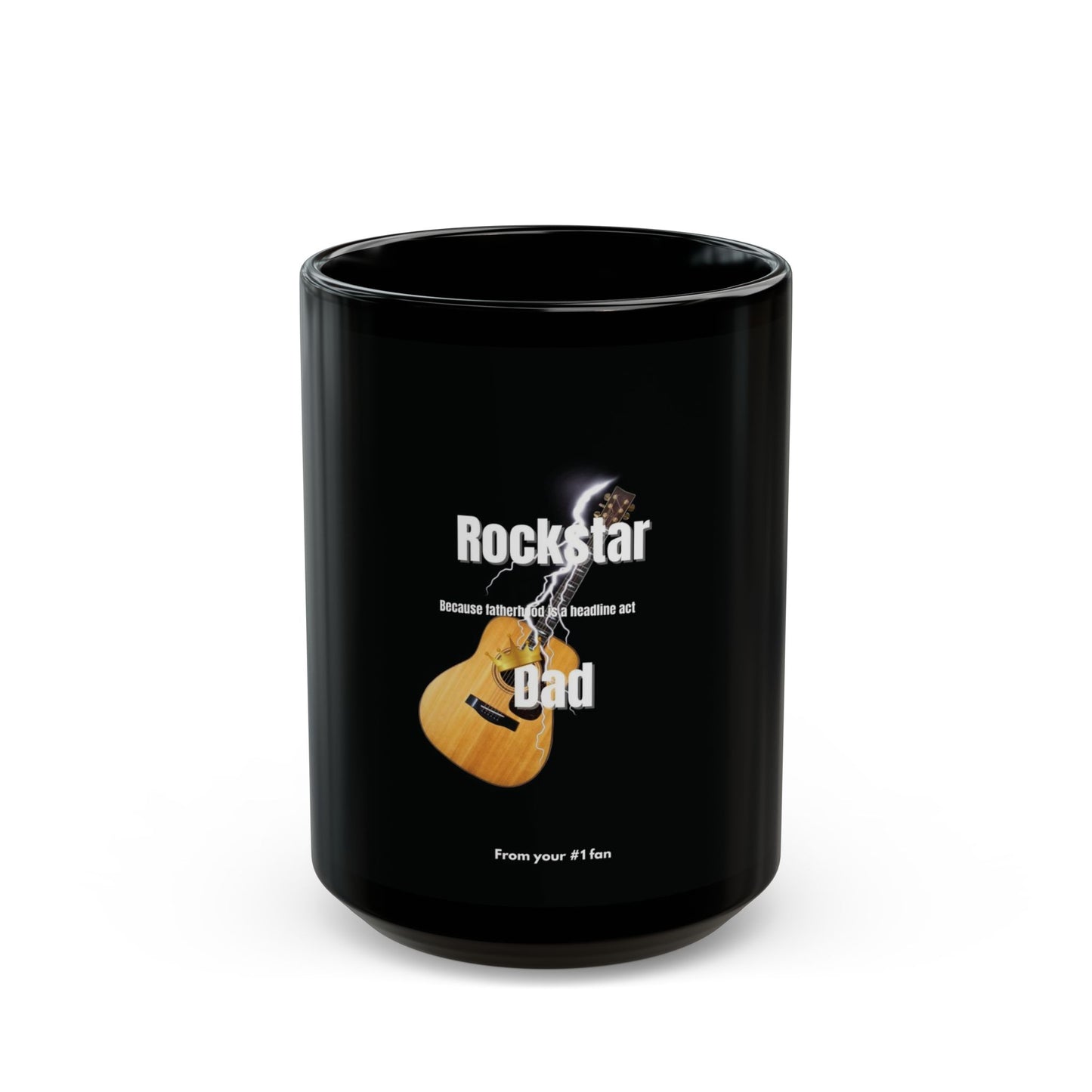 Mug - Rockstar Dad Coffee Cup - Music Lover Gift for Him