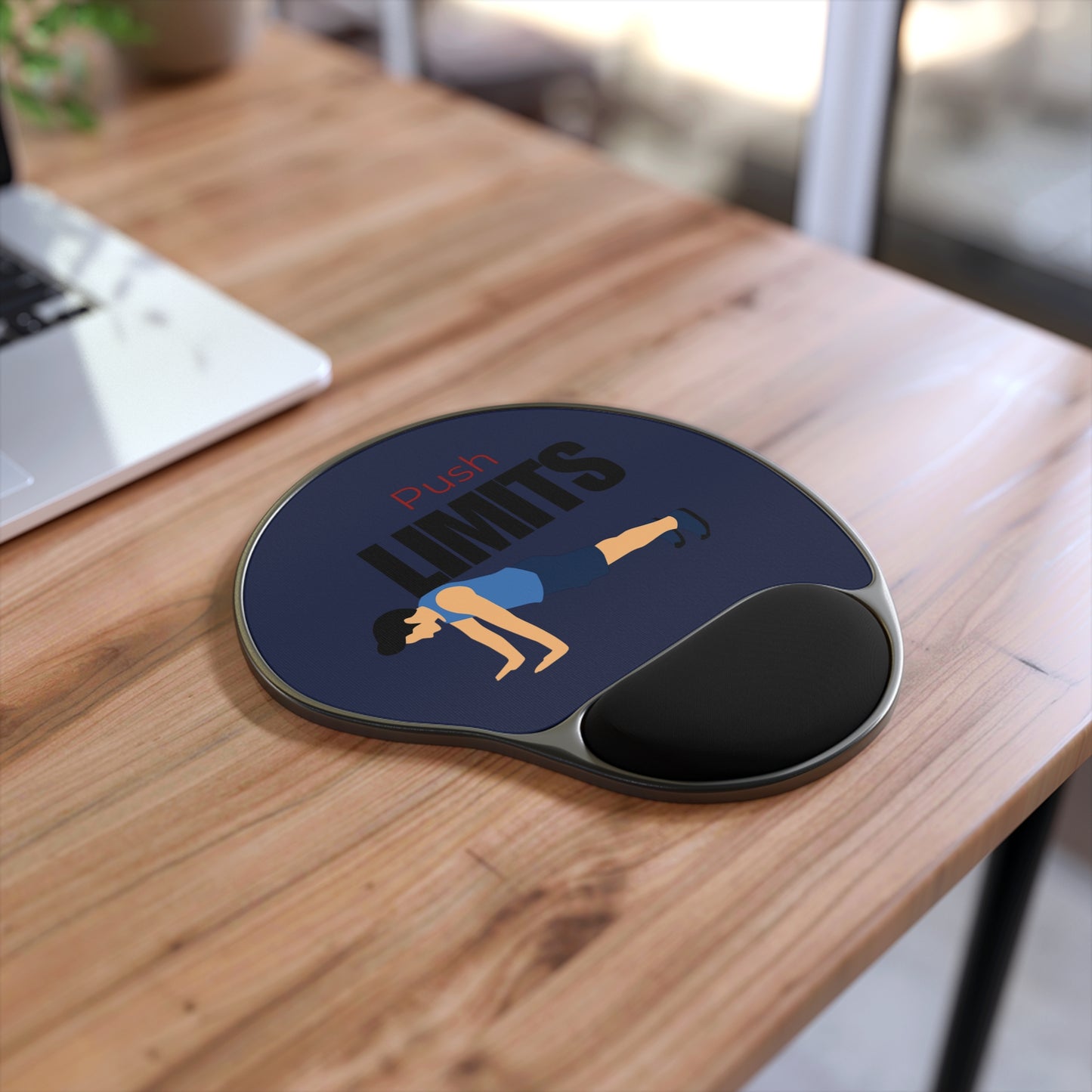 Wrist Rest Mouse Pad - Push Limits Design