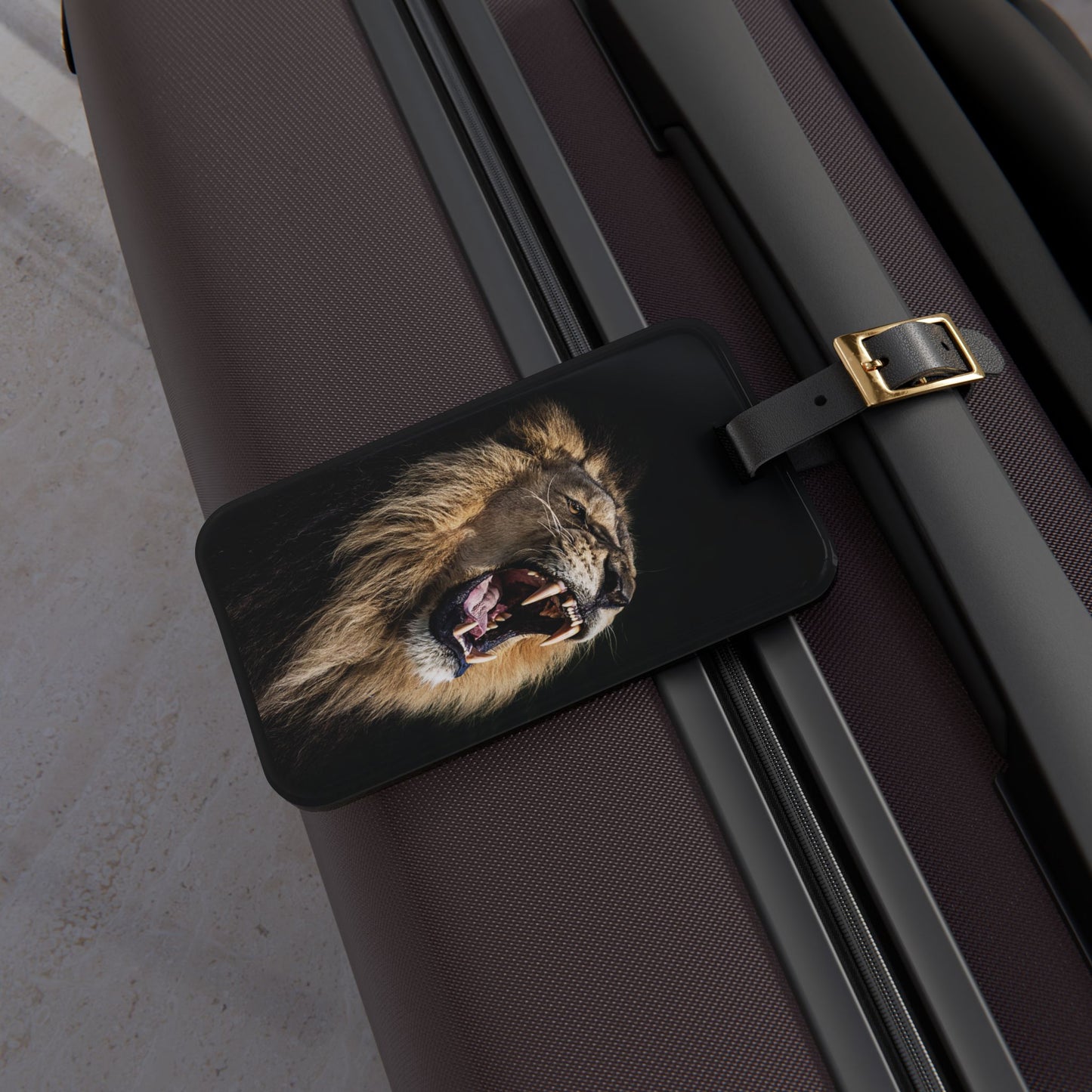 Lion Luggage Tag