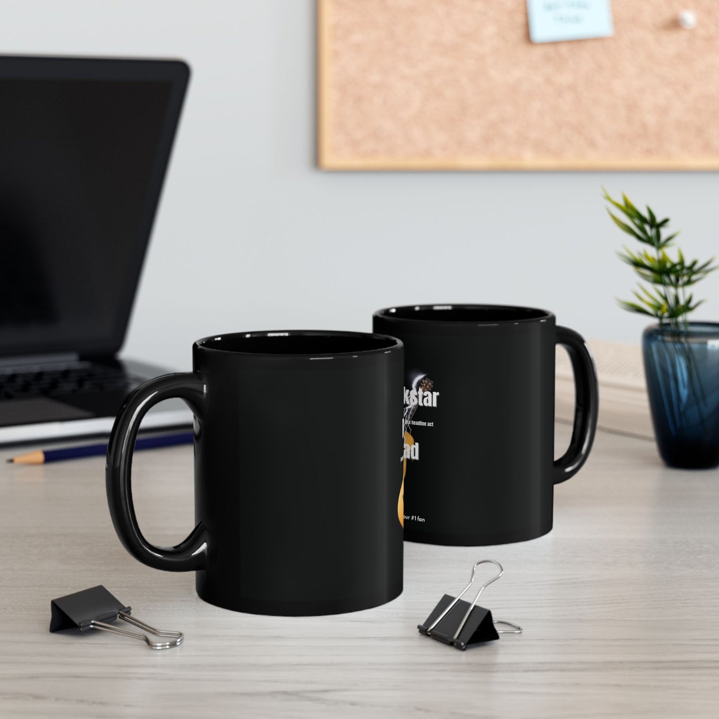 Mug - Rockstar Dad Coffee Cup - Music Lover Gift for Him