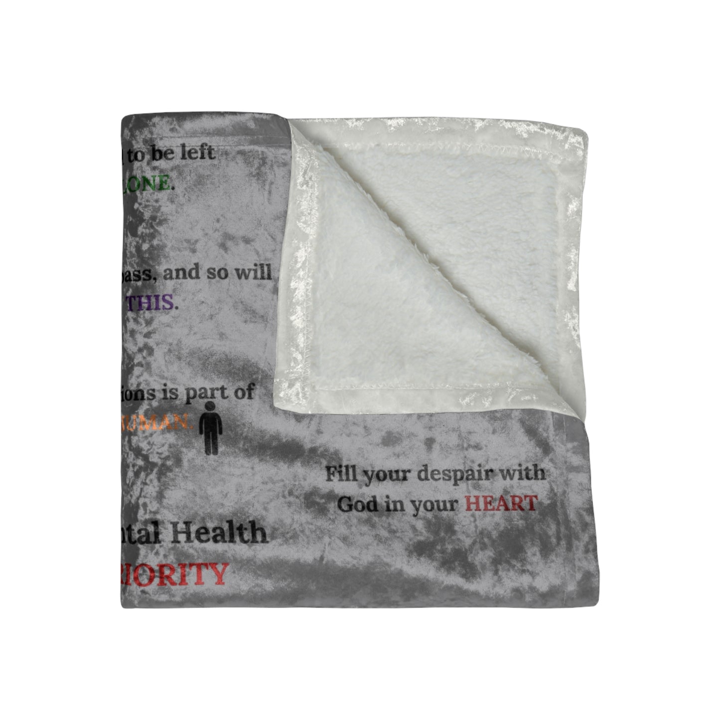 Velvet Blanket - Mental Health Awareness