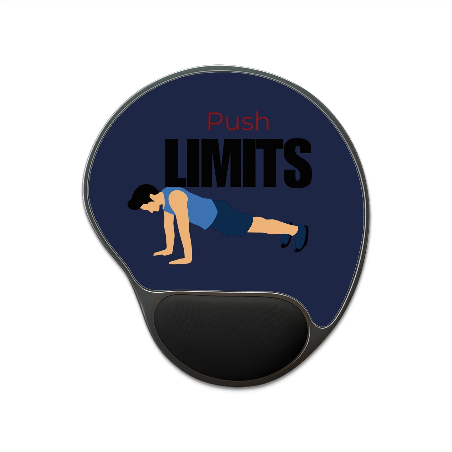 Wrist Rest Mouse Pad - Push Limits Design