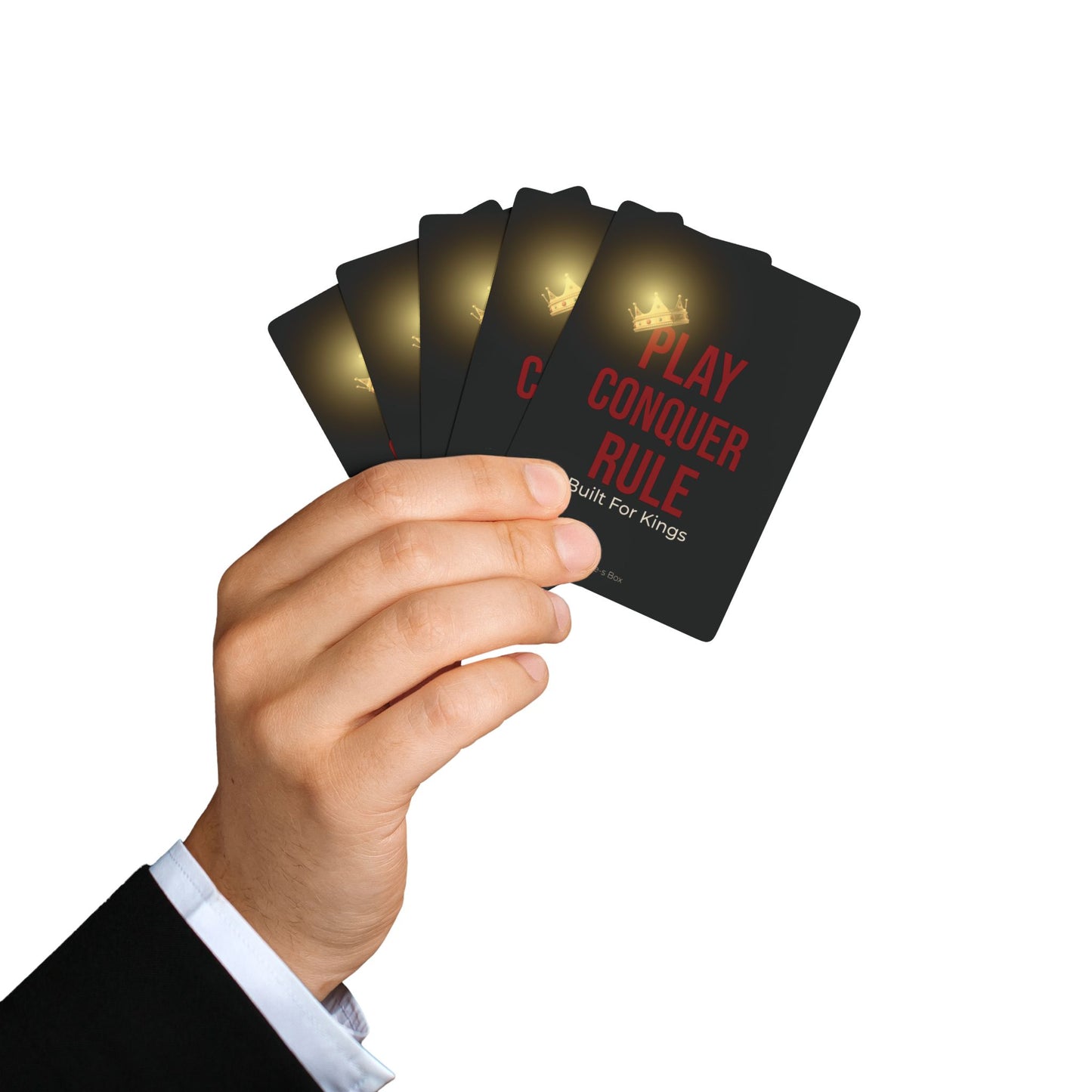 Playing Cards Set - Built For Kings Poker-Themed
