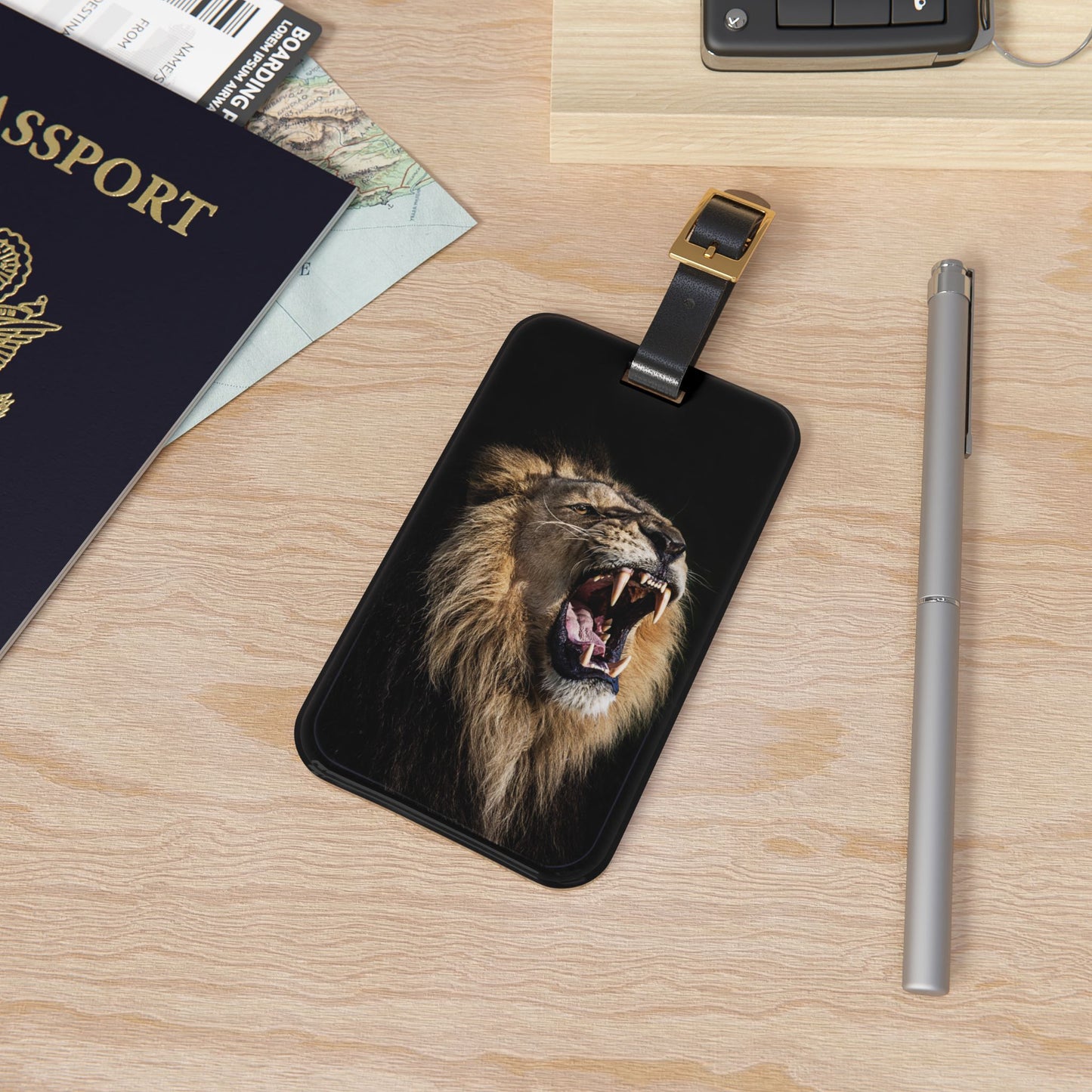 Lion Luggage Tag