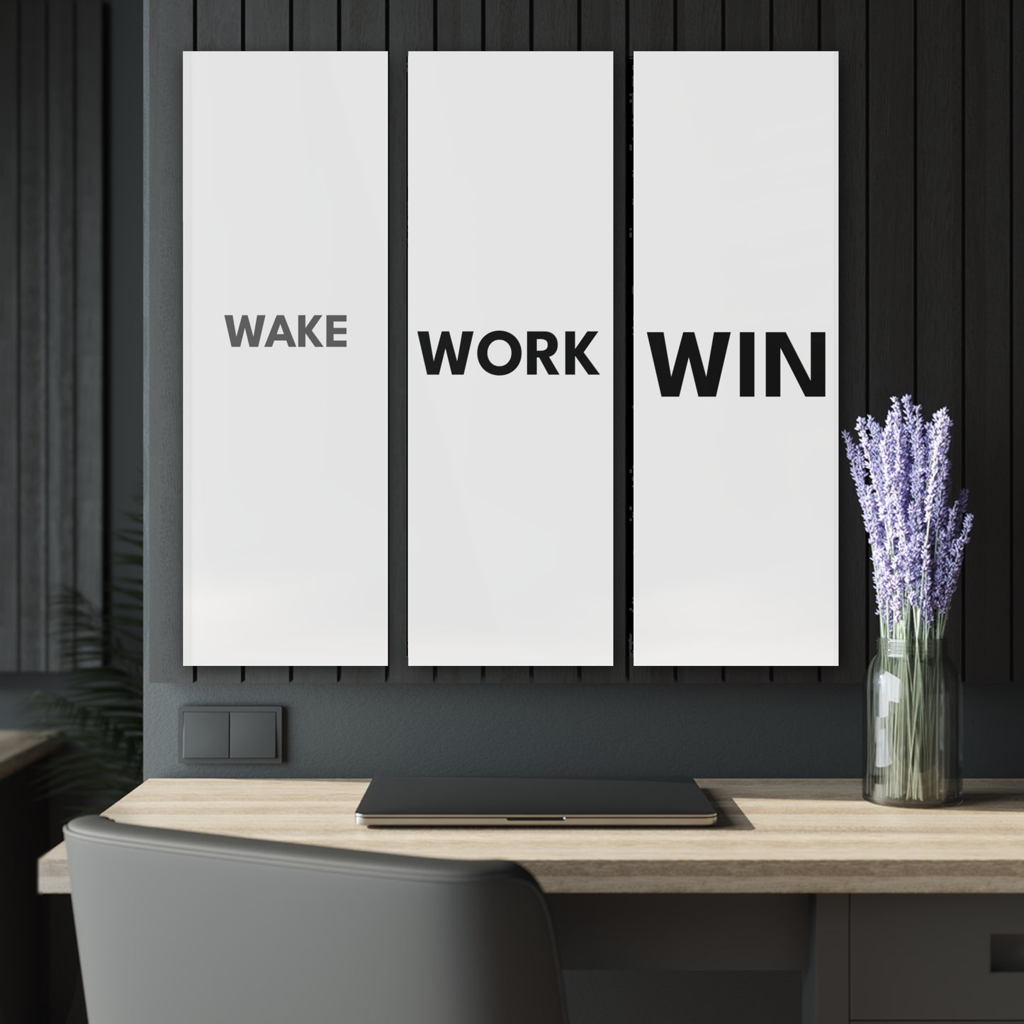 Wake Work Win Wall Art