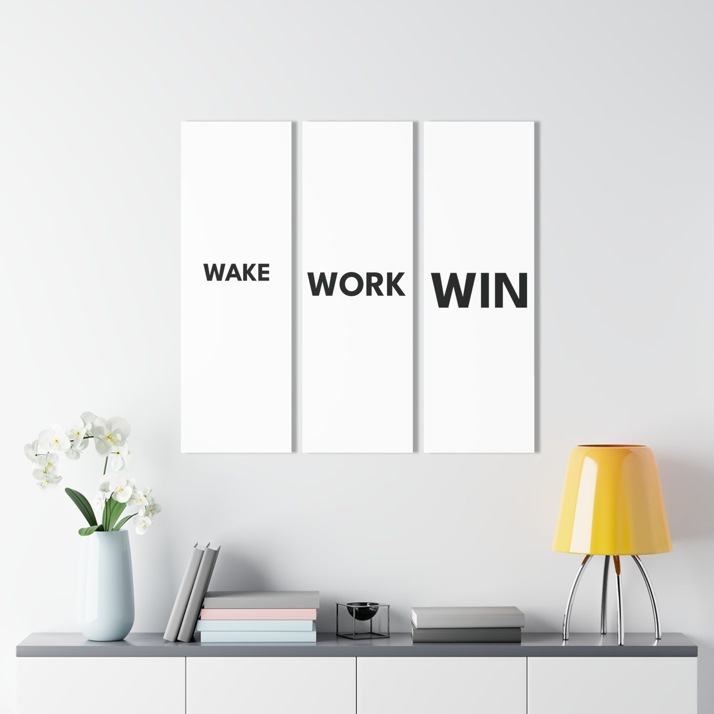 Wake Work Win Wall Art