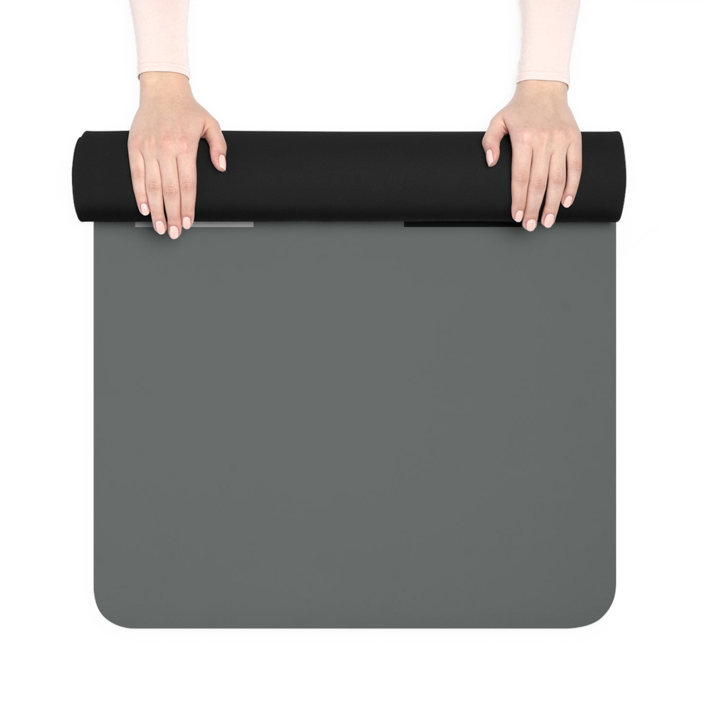 Discomfort Builds Discipline Rubber Exercise Mat