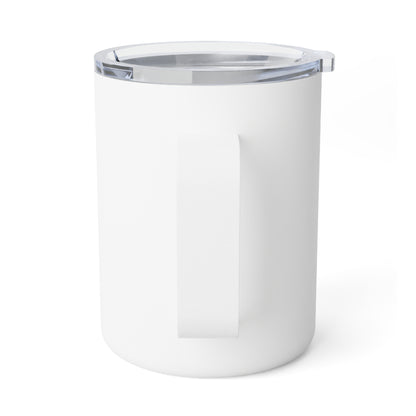 10oz Insulated Coffee Mug with Push Limits Design