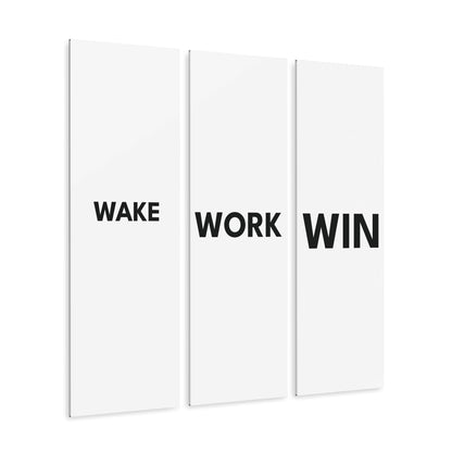 Wake Work Win Wall Art