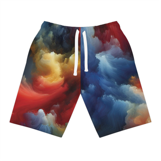 Move with Fire Athletic Shorts