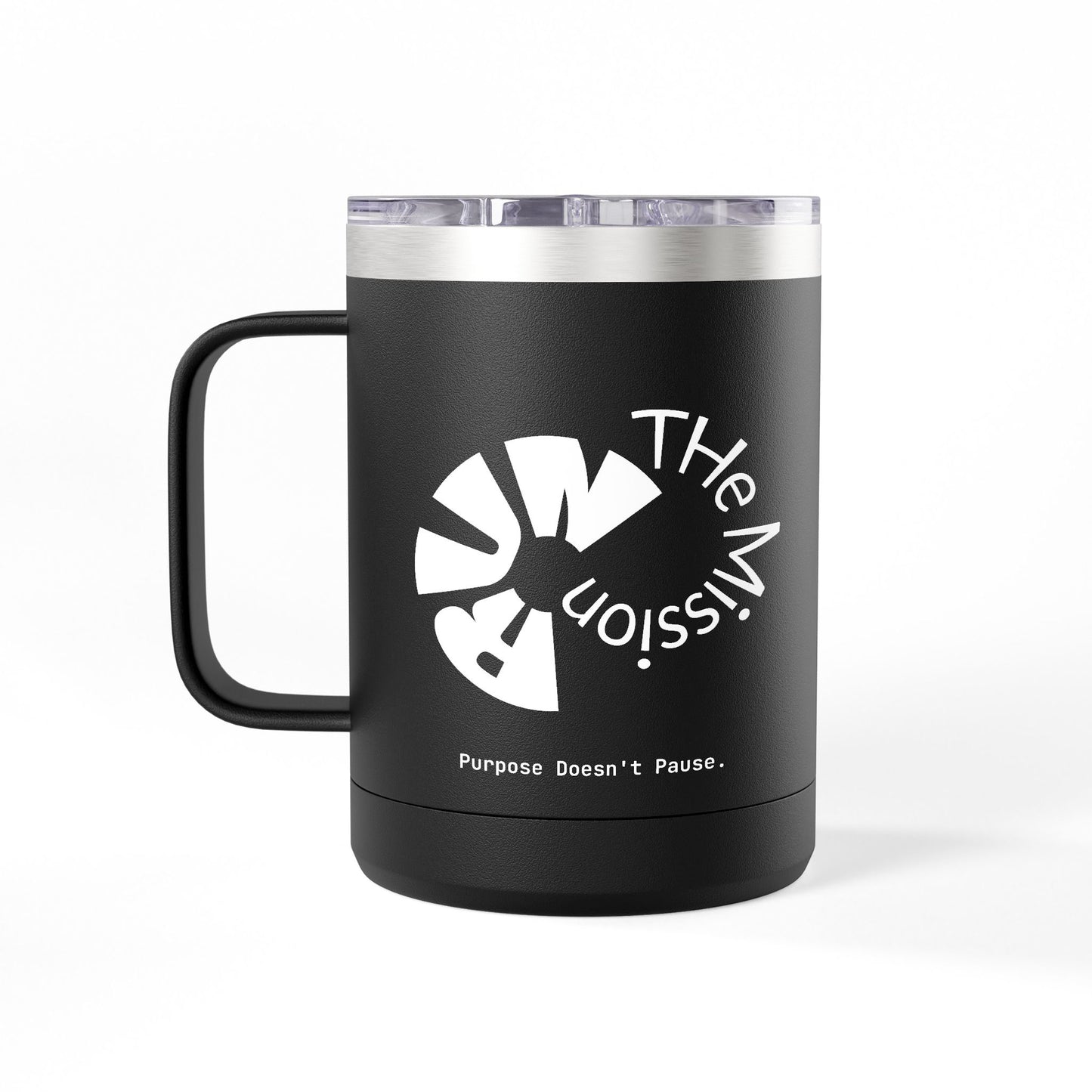 Run The Mission 15oz Coffee Tumbler
