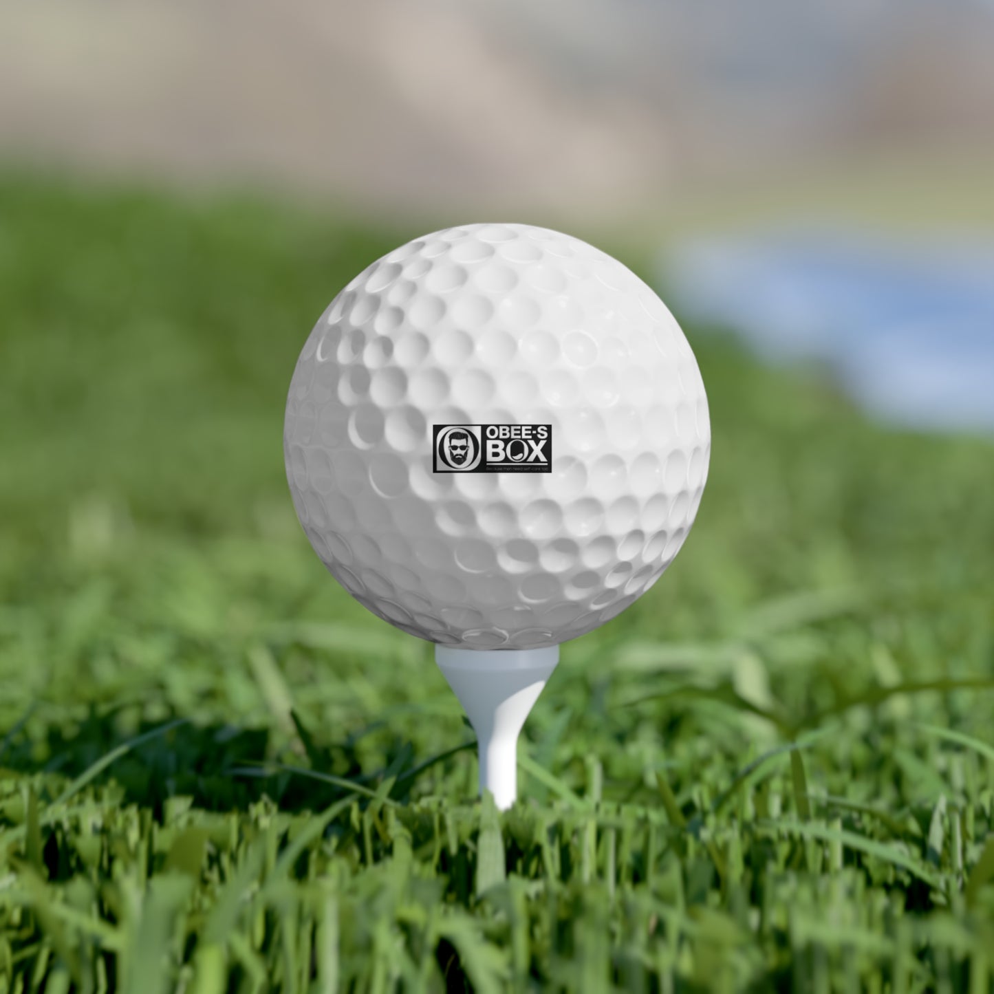 Obee-s Box Premium Golf Balls 6 Pack - White