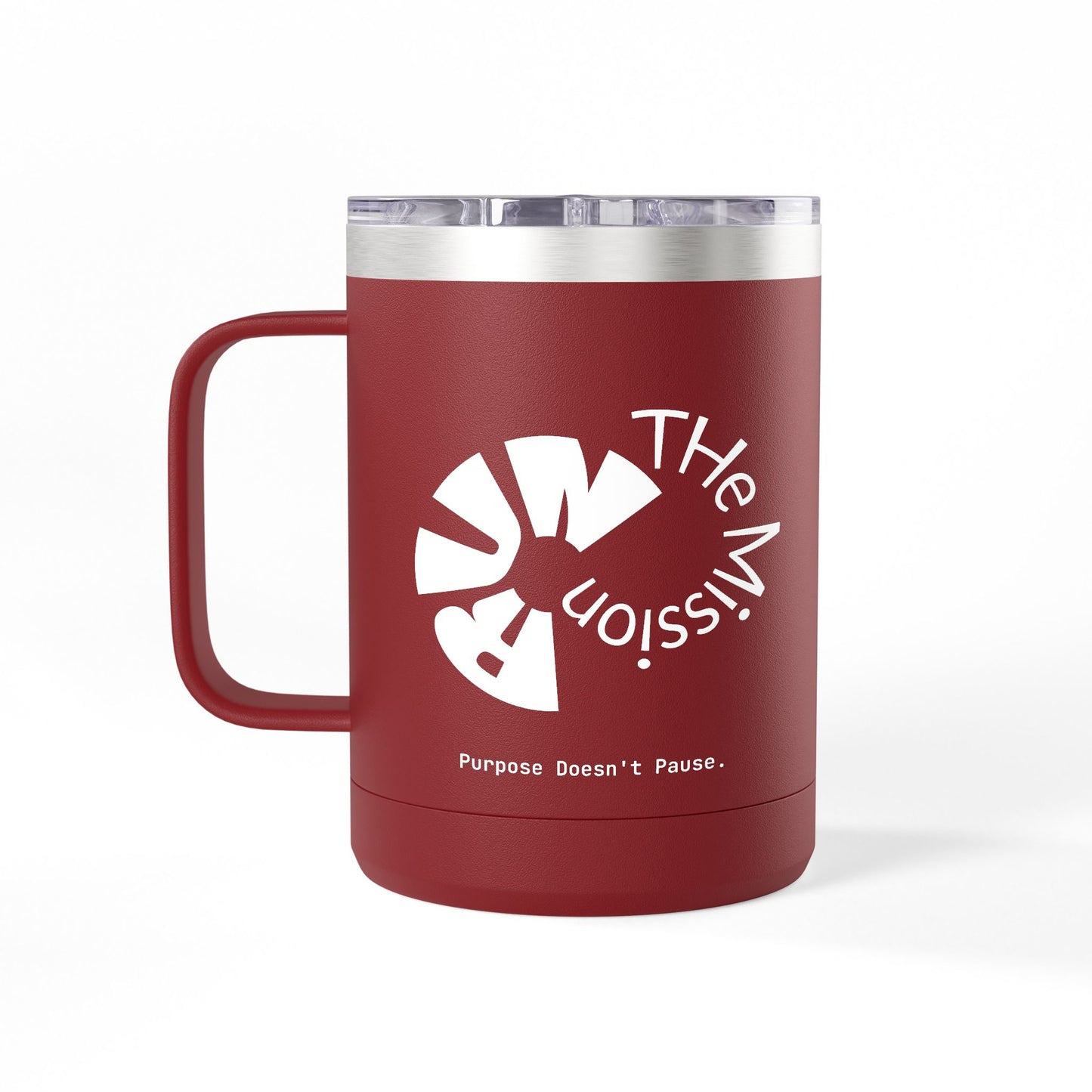 Run The Mission 15oz Coffee Tumbler