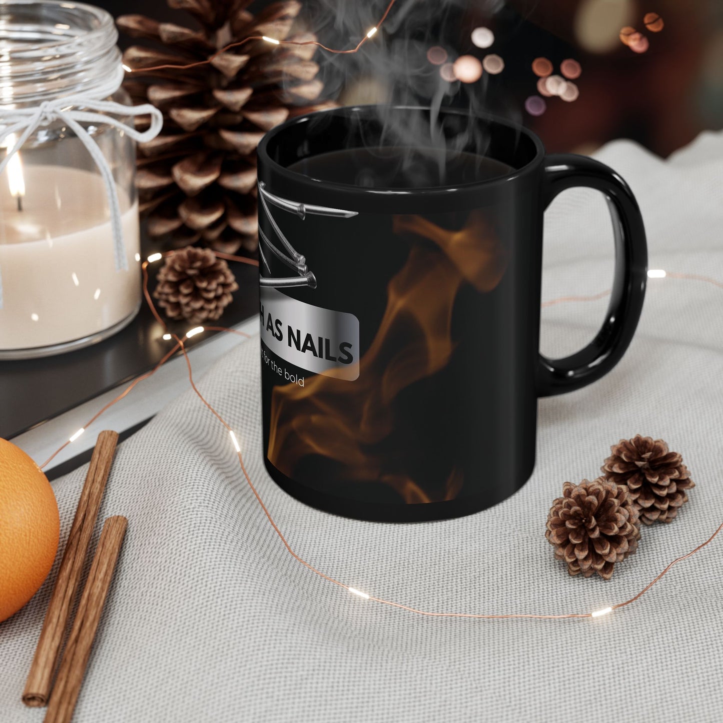 Black Mug - Tough As Nails