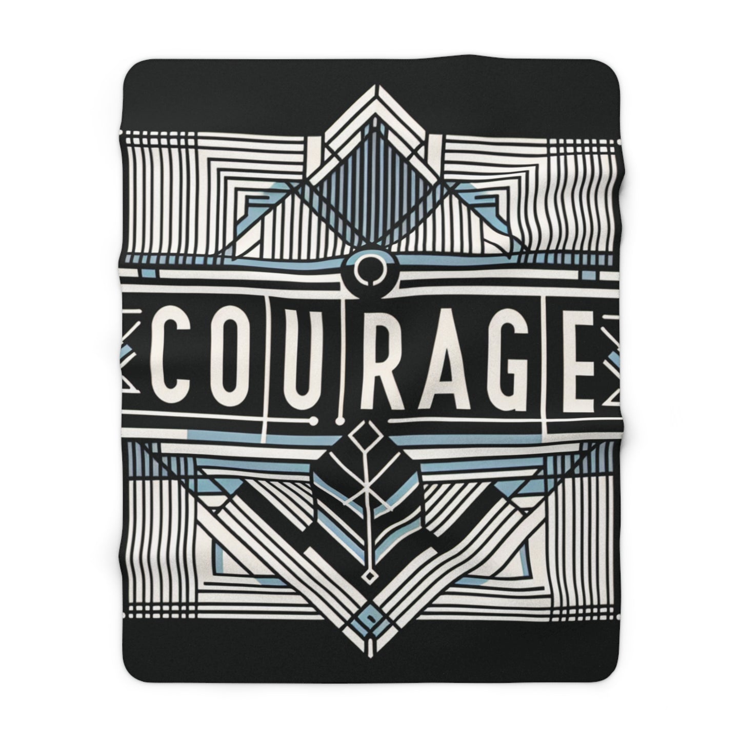 Courage Oversized Sherpa Fleece Blanket