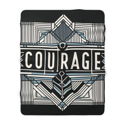 Courage Oversized Sherpa Fleece Blanket