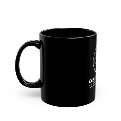 Obee's Box Black Coffee Mug
