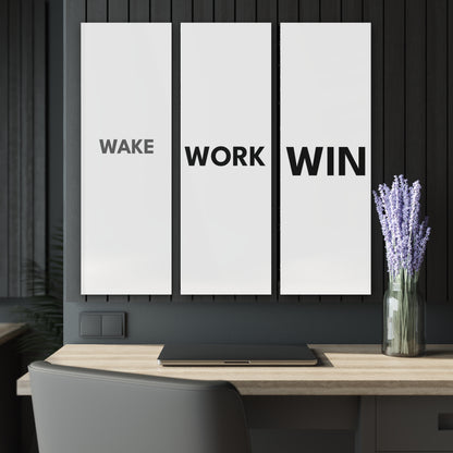 Wake Work Win Wall Art