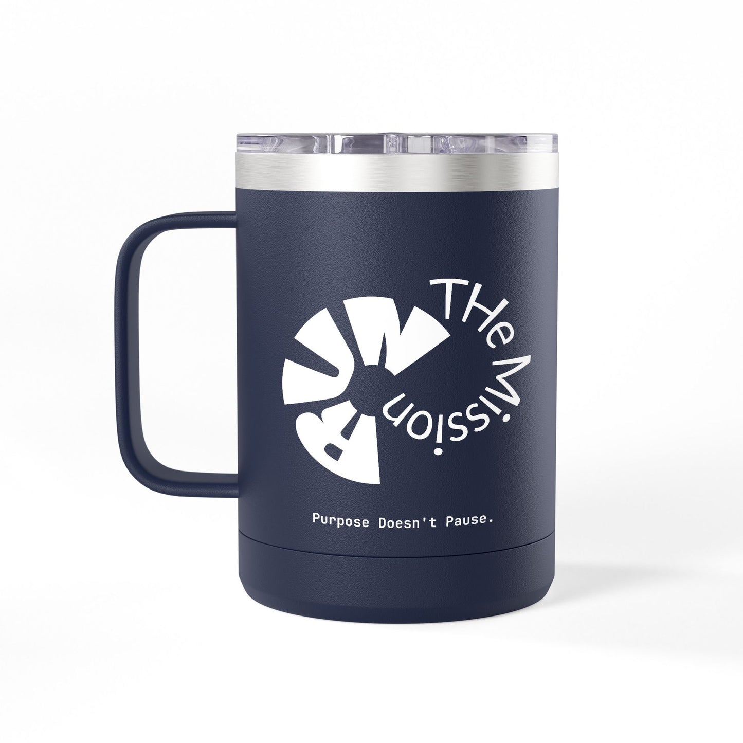 Run The Mission 15oz Coffee Tumbler