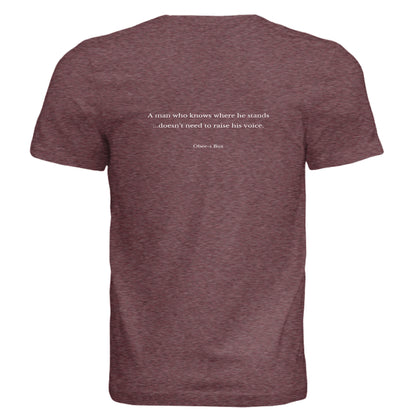 MAROON TRIBLEND - BACK